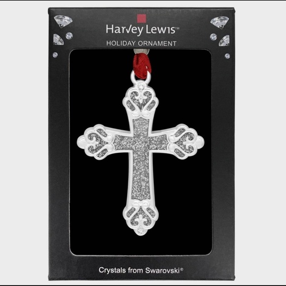 Harvey Lewis Mini Cross Tree Ornament - Picture 2 of 3